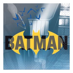 Köp Servetter Batman Blå/Gul/Svart - 16-pack från Unique Party hos Partykungen.