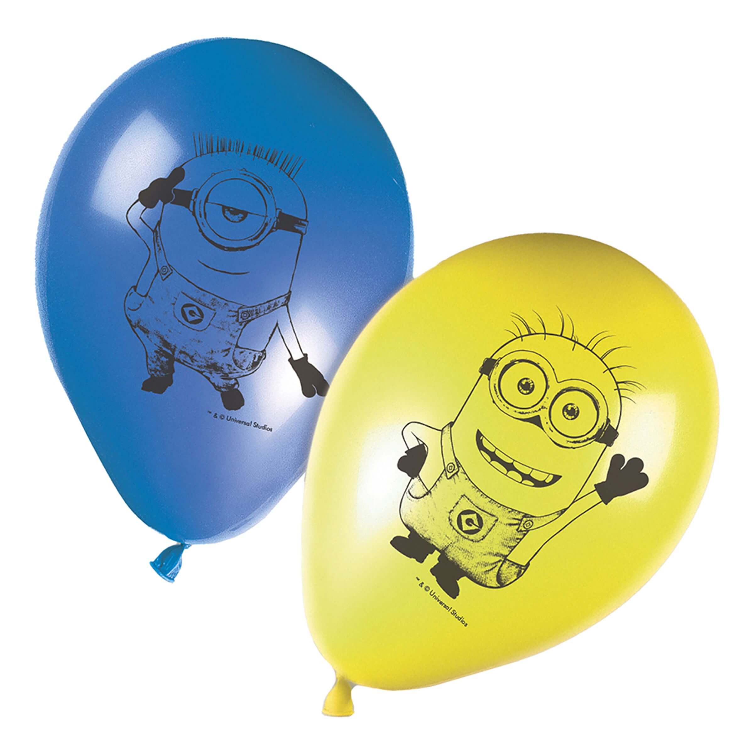 Köp Ballonger Minions The Rise of Gru - 8-pack från Globos Europe hos Partykungen.