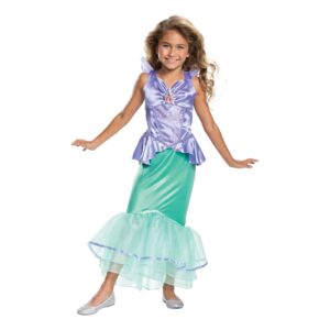 Köp Disney Ariel Deluxe Barn Maskeraddräkt - X-Small från Jakks Pacific GmbH / Disguise hos Partykungen.