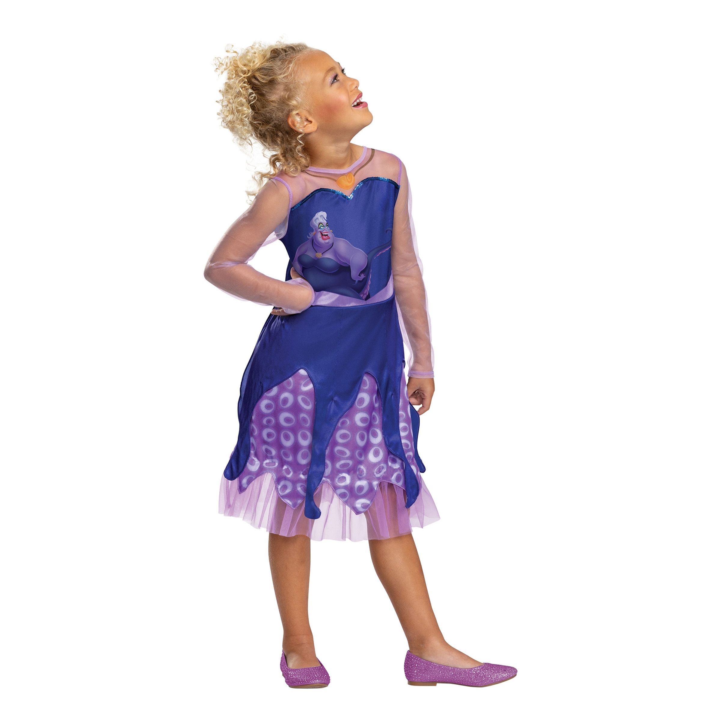 Köp Disney Den Lilla Sjöjungfrun Ursula Barn Maskeraddräkt - X-Small från Jakks Pacific GmbH / Disguise hos Partykungen.