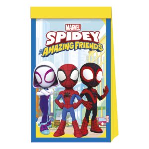 Köp Kalaspåsar Spidey & Hans Fantastiska Vänner - 4-pack från Globos Europe hos Partykungen.