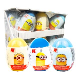 Köp Minions Super Suprise Överraskningsägg Storpack - 18-pack från ERT Godis Bulk hos Partykungen.