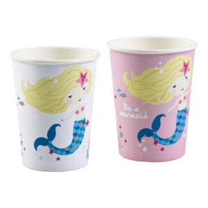 Köp Pappersmuggar Be a Mermaid - 8-pack från Amscan EU hos Partykungen.
