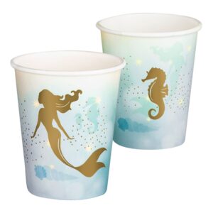 Köp Pappersmuggar Mermaid - 10-pack från Boland Party Partners hos Partykungen.